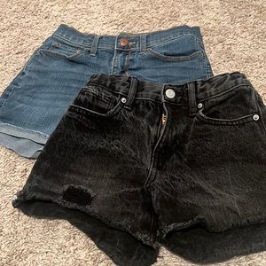 2 Pairs Old Navy Girls Jean Shorts